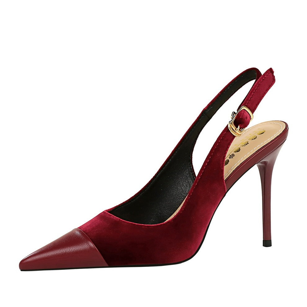 SuedeLuxe™ - Elegant Hollow Heels