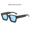 Bright Black Blue Lens