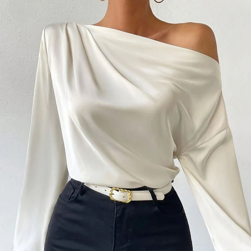 Femme Luxe - Asymmetric Pullover Top