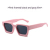 Pink Frame Black And Grey Lens