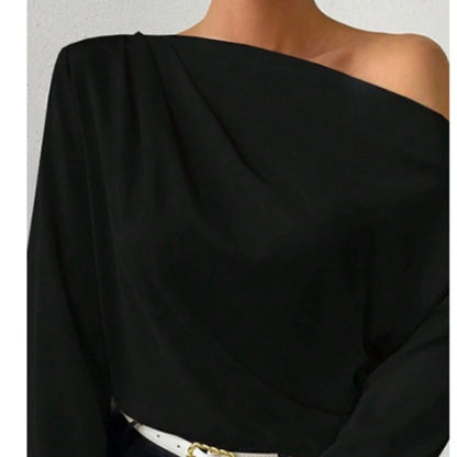 Femme Luxe - Asymmetric Pullover Top