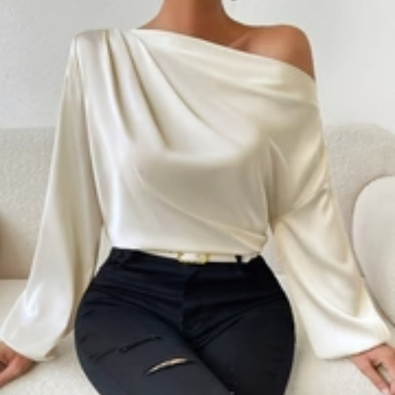 Femme Luxe - Asymmetric Pullover Top