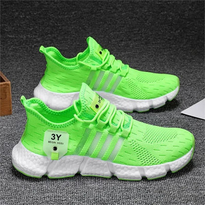 Men's Sneakers Breathable Running Shoes For Men Women Comfortable Casual Shoes Brand Couple Footwear Summer Men's Tennis Shoes - Shopylife