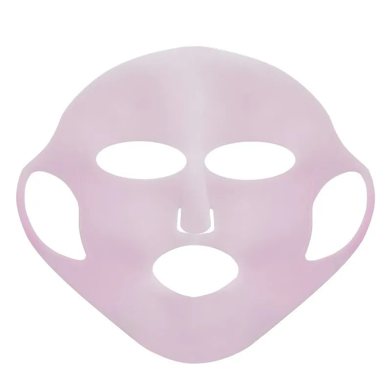 Silicone Face Mask Reusable Moisturizing Lifting Firming Anti Wrinkle V Shape Face Firming Gel Sheet Mask Ear Fixed Skin Care