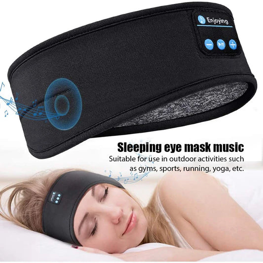 Fone Bluetooth-Kopfhörer, Sport-Schlaf-Stirnband, elastische kabellose Kopfhörer, Musik-Augenmaske, kabelloses Bluetooth-Headset, Stirnband