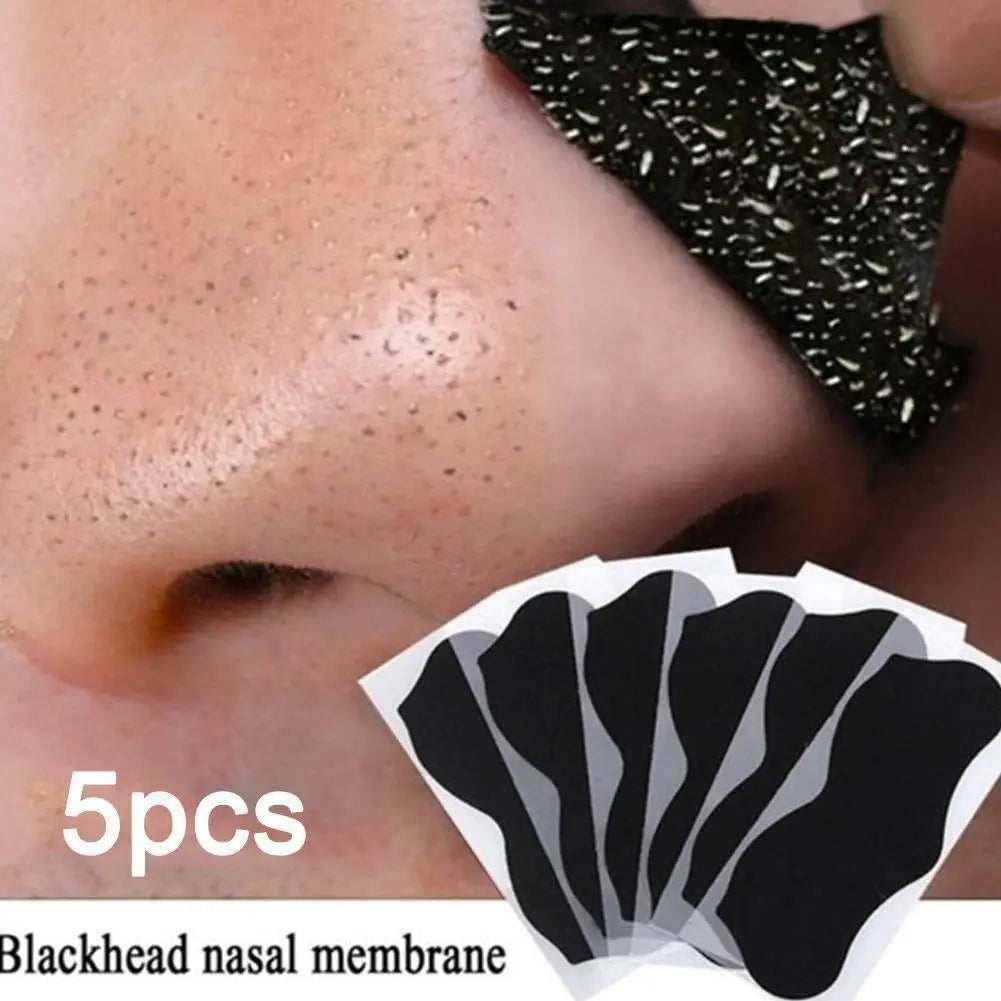 5-100PC Nose Blackhead Remover Strip Deep Cleansing Shrink Pore Acne Treatment Mask Black Dots Pore Strips Face Skin Care Patch