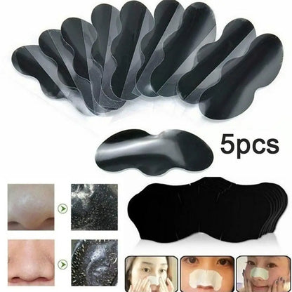 5-100PC Nose Blackhead Remover Strip Deep Cleansing Shrink Pore Acne Treatment Mask Black Dots Pore Strips Face Skin Care Patch