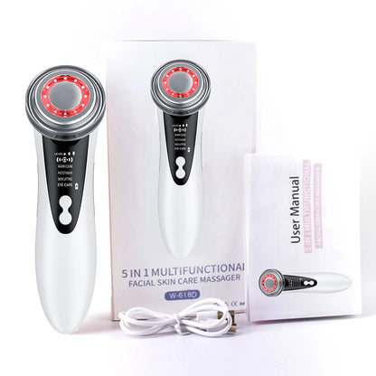 4 in 1 RF EMS Facial Massager Skin Care Tools Face Lift Multifunction Firm Device Skin Rejuvenation Wrinkle Removal