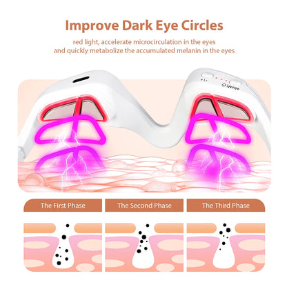 Eye Massager 3D Eyes Relax Massager Fatigue Relief Lighten Dark Circles Smooth Eye Fine Line Beauty Eye Care