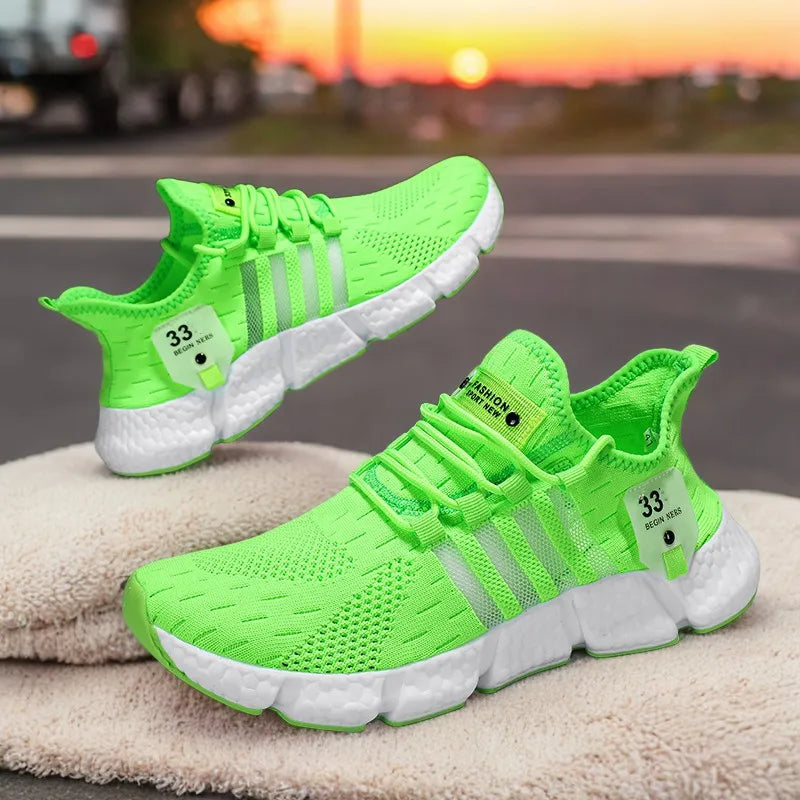 Men's Sneakers Breathable Running Shoes For Men Women Comfortable Casual Shoes Brand Couple Footwear Summer Men's Tennis Shoes - Shopylife