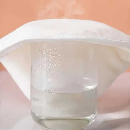 Reusable Hot and Cold Compress Face Towel Masks - Moisturizing Facial Steamer for Hot and Cold Skin Care, Soft, Gentle