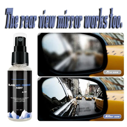 Car Anti Fog Agent, Front Windshield, Window Glass, Rearview Mirror Glasses, Rain and Fog Proof Agent