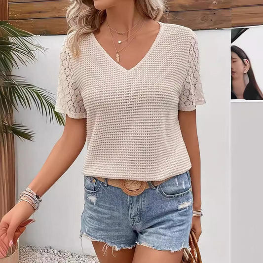 Serene V Lace Top.