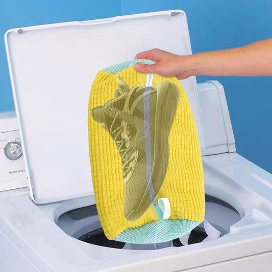 Shoes Laundry Bag Shoe Wash Bag For Washing Machine Reusable Zipper Shoe Washing Bag Sneaker Tennis Shoe Cleaner Kit Remove Dirt ShopyRight