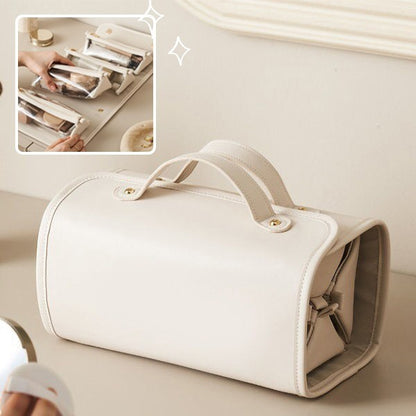 New Folding Cosmetic Bag Large Capacity Portable Handbag Waterproof Travel Storage Washing Bag For Women Shopylife